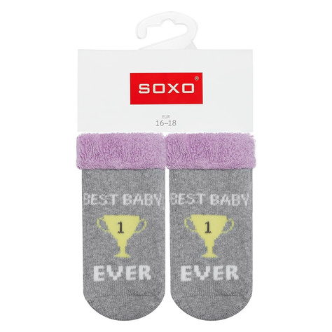 Paare von lustige Socken mit Untertiteln