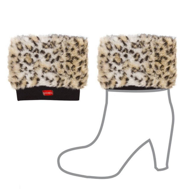 OUTLET Pelzige Beinlinge Soxo für Damen