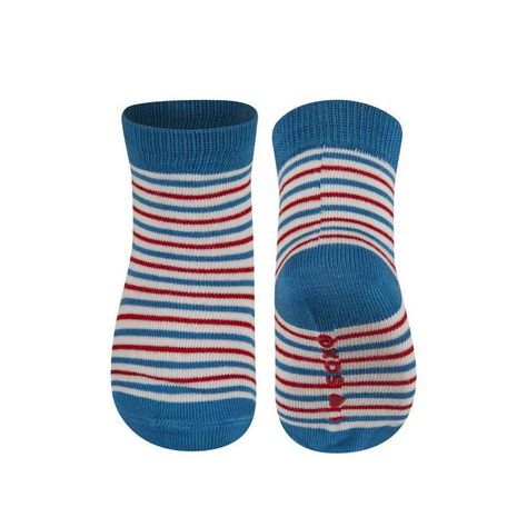 Blue baby SOXO socks with striped modal