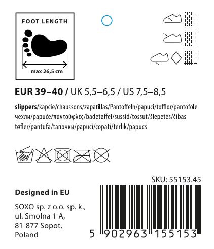 SOXO women's furry grey slippers with TPR hard sole in gift box