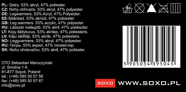 OUTLET Pelzige Beinlinge Soxo für Damen