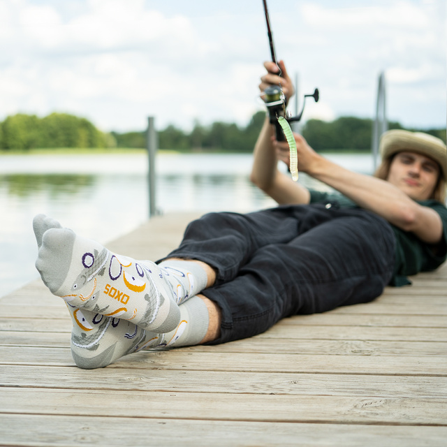 Damensocken | Eiscreme | Donut in einer Geschenkbox
