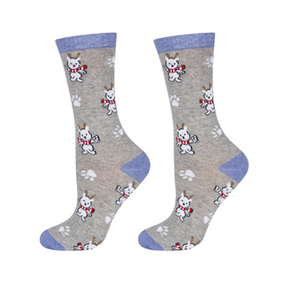 Women's Socks SOXO GOOD STUFF colorful cotton reindeer Holidays Christmas Gift