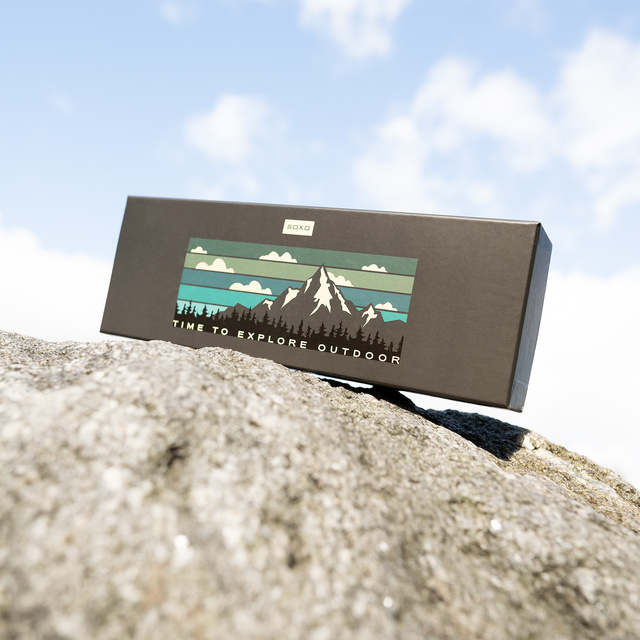 SOXO Adventure colorful men's socks - 5 pairs