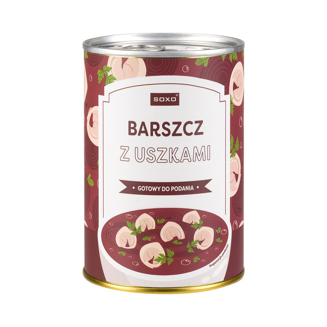 Men's boxer shorts Red borscht in a can SOXO | Perfect for a gift | Boy's Day | Funny cotton panties