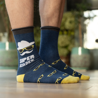 SOXO men's socks super grandpa