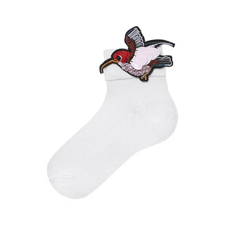 Women's socks SOXO white cotton
