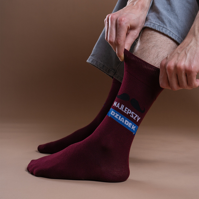 SOXO Herrensocken - "Super Dziadek"