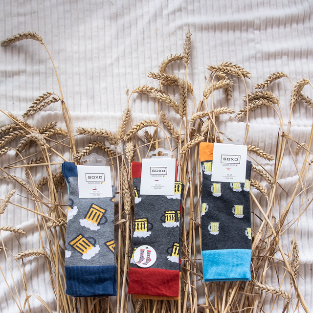 1 Paar von lustige Socken mit Bier | Herensocken | SOXO