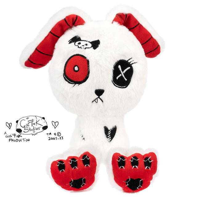 Gus Fink, weiße Katze, Maskottchen Numb x Bunny