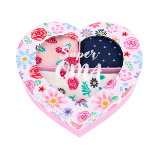 Set of 3x Women's socks in colorful packaging gift for Grandma