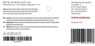 Skarpetki niemowlęce SOXO z kokardką