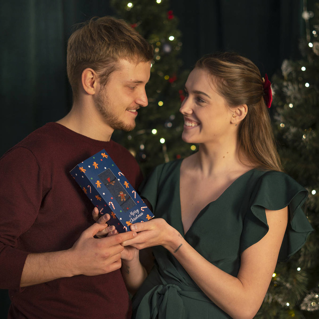 Weihnachtssocken 3er-Pack