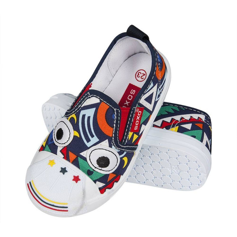 Colorful SOXO children's sneakers with patterns