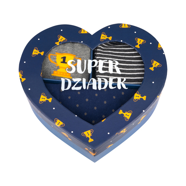 Skarpetki Super Dziadek 3-pak