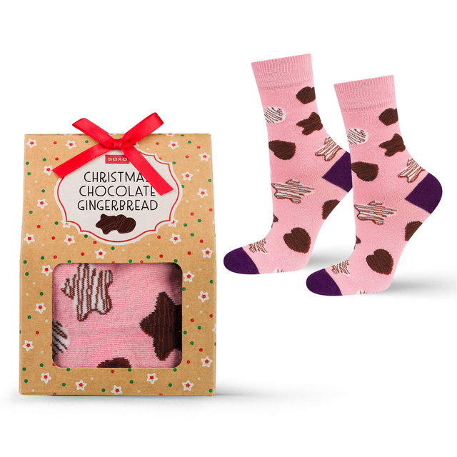 Women's socks SOXO | gingerbread cookies | Christmas gift | Saint nicholas' day