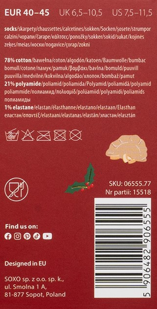 Skarpetki Pierogi z Grzybami