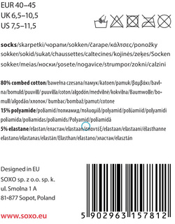 SOXO Herrensocken - "Dziadek rządzi"