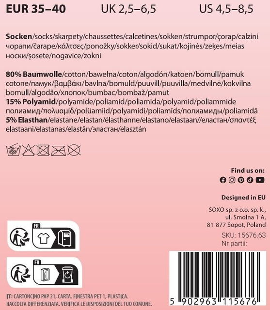 Women's Colorful Socks SOXO Christmas llama