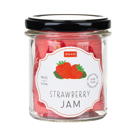 Skarpetki SOXO strawberry jam w słoiku