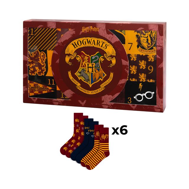 Zestaw Prezentowy ze Skarpetkami Harry Potter 6-pak