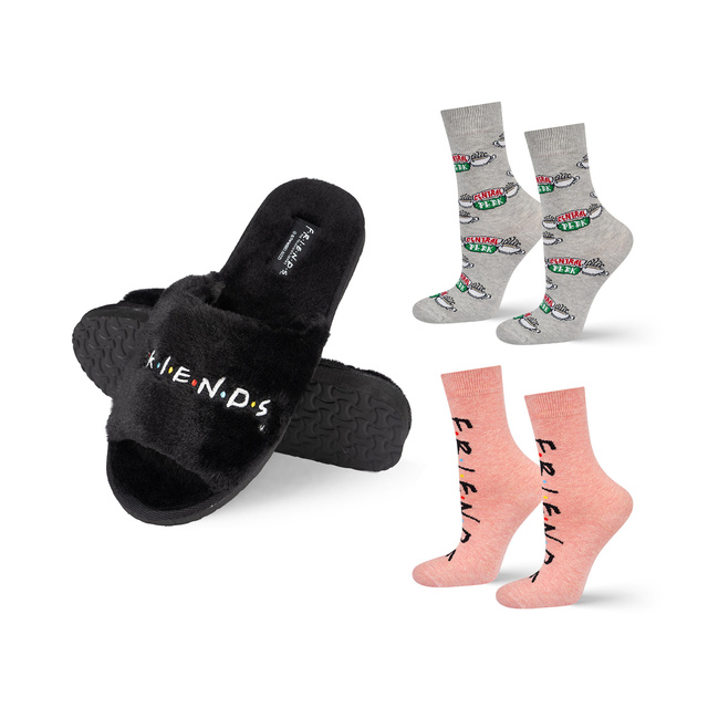 Women's SOXO slippers and women's socks Friends series