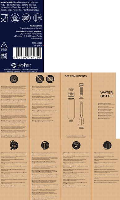 Butelka na Wodę Harry Potter 1000 ml