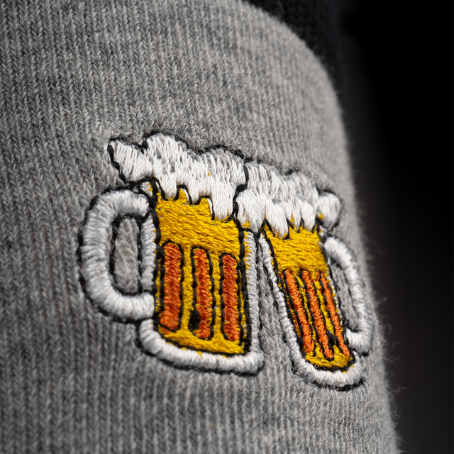 SOXO beer colored men's socks - 3 pairs