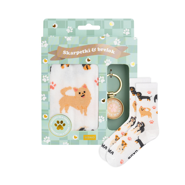 Drama Queen Socks + Keychain Set