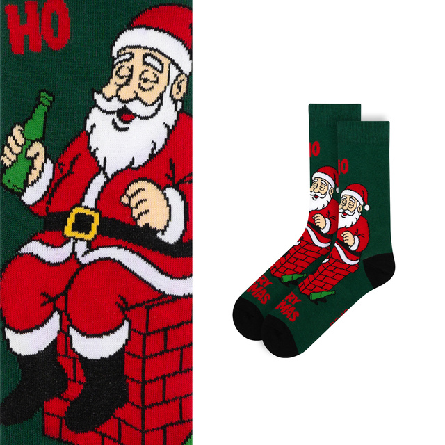 Naughty Santa Claus Socks
