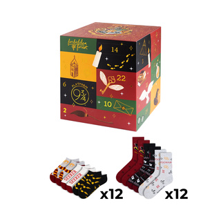 Geschenkset mit Socken Harry Potter 24er-Pack