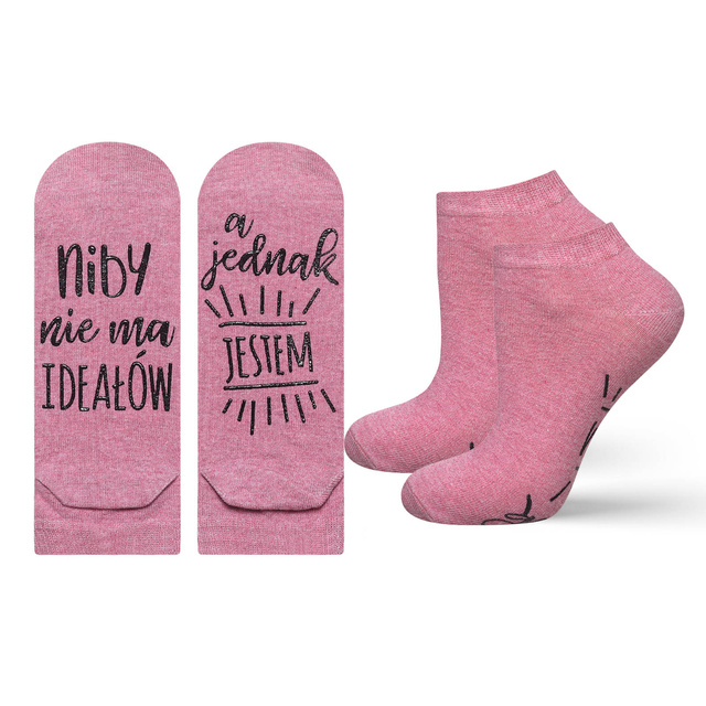 Damen Fußzeilen SOXO mit polnischen Untertiteln Lustige Geschenk