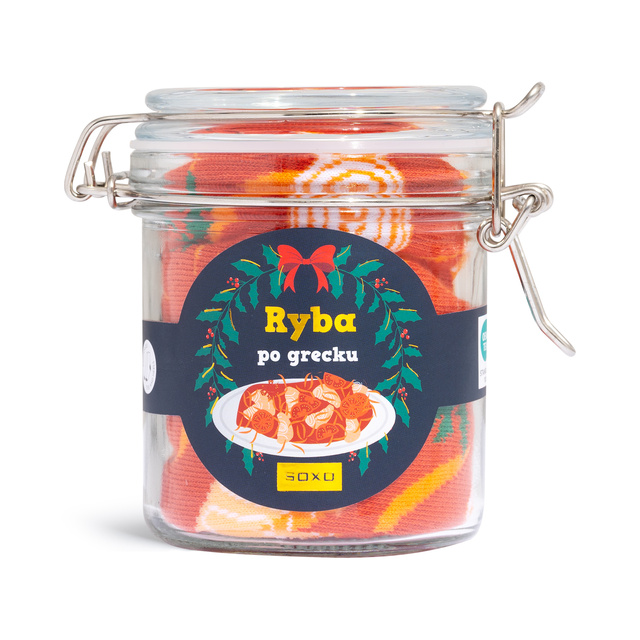 Men's | Women's Socks SOXO Greek Fish in a Jar