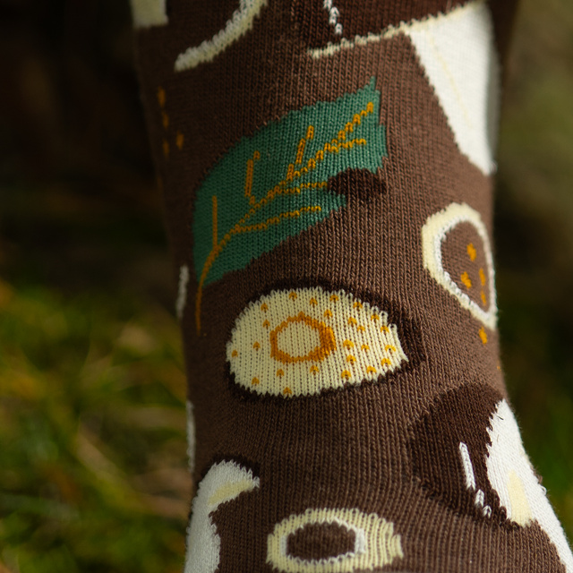 Funny SOXO Men's | women's socks | mushrooms marinated in a jar | cotton | a gift for him | unisex