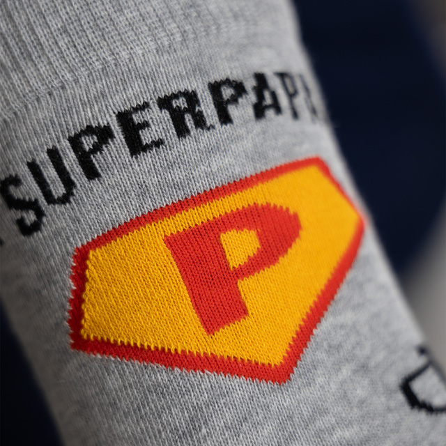 Bunte SOXO Herrensocken Super Papa Geschenk zum Vatertag