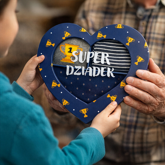 Skarpetki Super Dziadek 3-pak