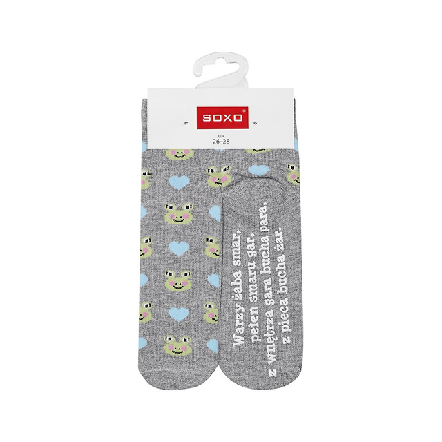 Bunte Kindersocken SOXO GOOD STUFF Frosch