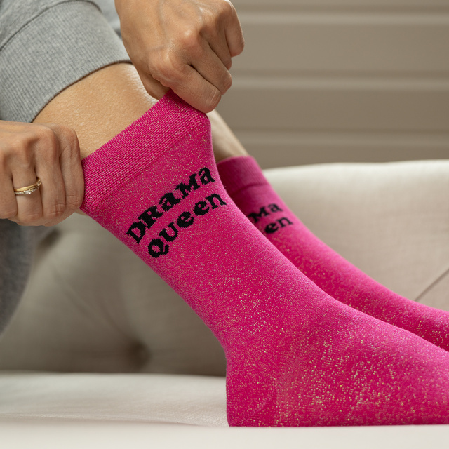 Drama Queen Socks + Keychain Set