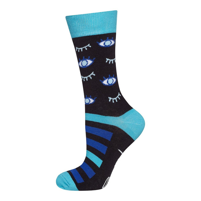 Damensocken lang SOXO dunkel