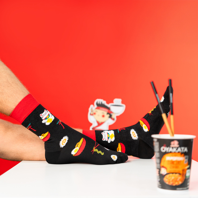 Oyakata Teriyaki Socken in einer Tasse