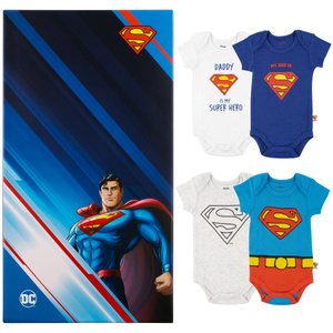 Set of 4x Superman infant bodysuits Warner Bros