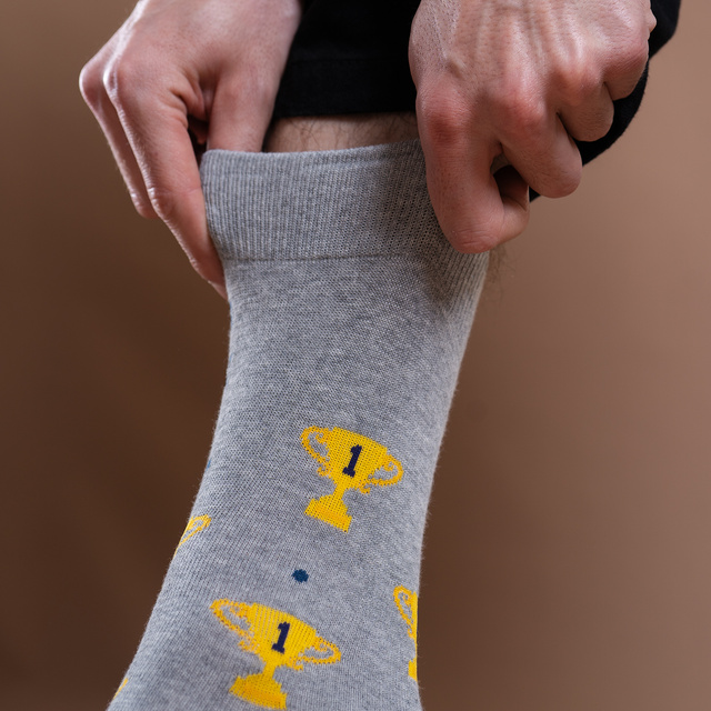 Batman sock mug and key ring set