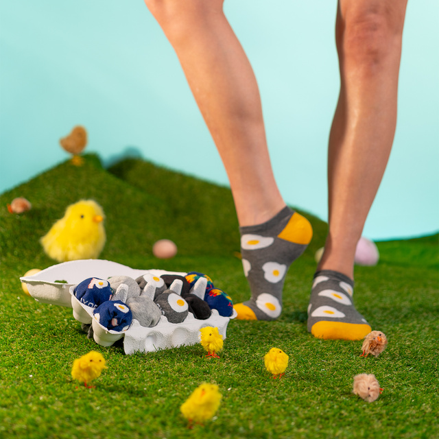 5x SOXO men's women's colorful Easter socks