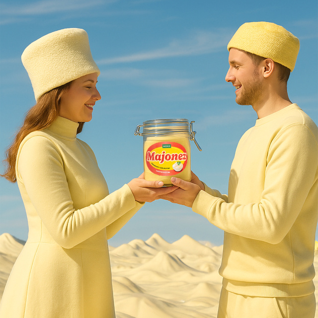 SOXO Herren-Socken Mayonnaise im Glas