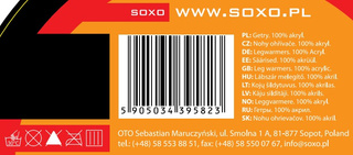 Getry damskie krótkie SOXO futrzane