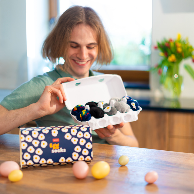 5x SOXO bunte Ostersocken für Herren und Damen