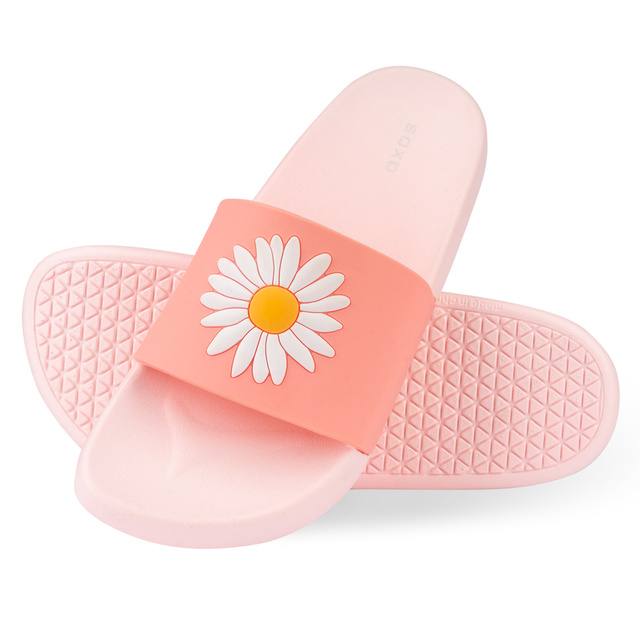 SOXO Strand Latschen unisex | Gänseblümchen Muster