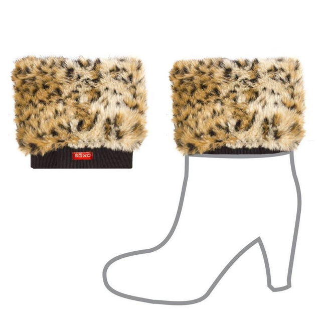 OUTLET Pelzige Beinlinge Soxo für Damen