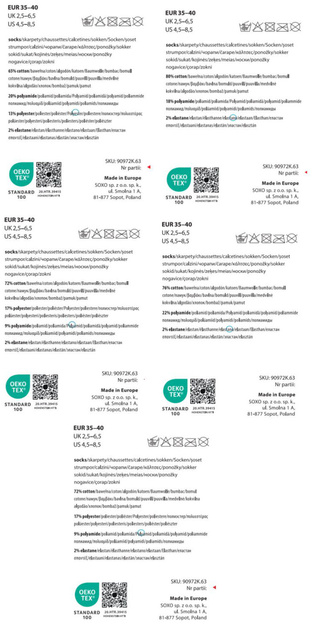 Skarpetki Pizza 5-pak