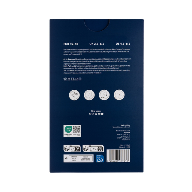 Damskie Skarpetki długie SOXO z bocianem